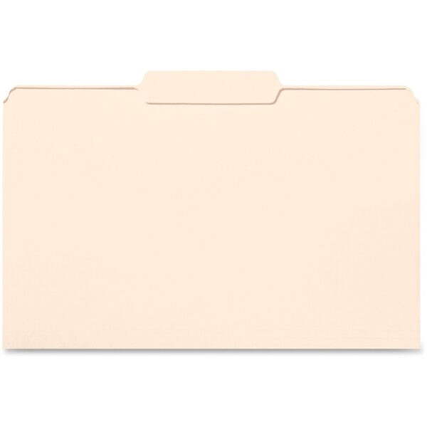 Business Source 1/3 Tab Cut Legal Recycled Top Tab File Folder