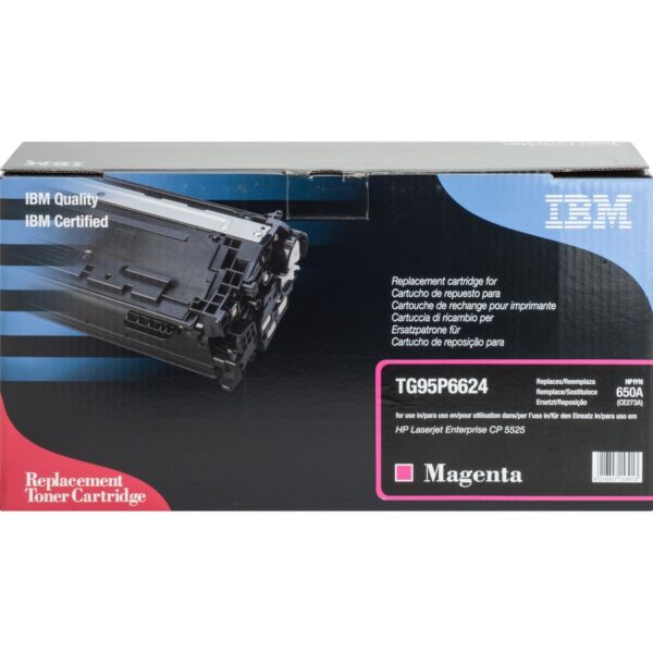 IBM Remanufactured Laser Toner Cartridge - Alternative for HP 650A (CE2736A) - Magenta - 1 Each