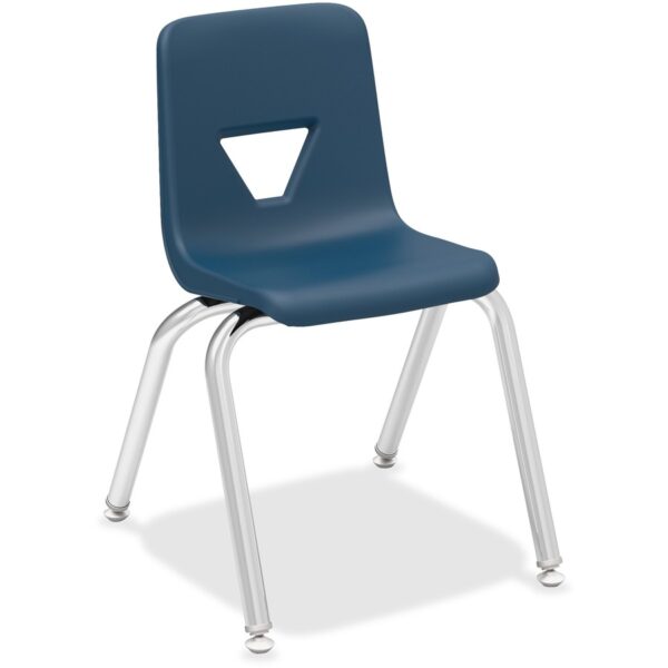 Lorell 14" Seat-height Student Stack Chairs