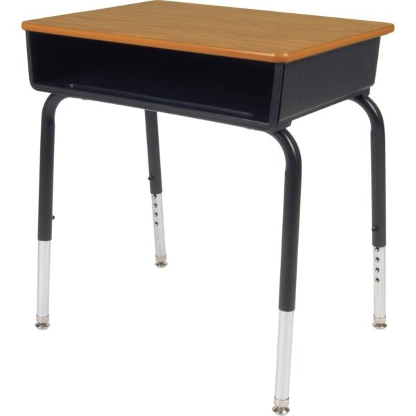 Lorell Adjustable-Height Student Desks with Book Box