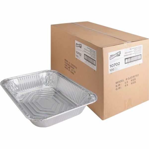 Genuine Joe Half-size Disposable Aluminum Pan