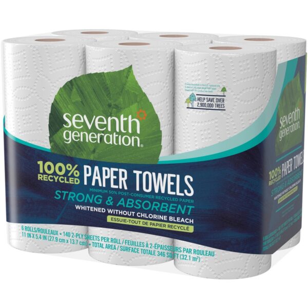 Seventh Generation 100% Recycled Paper Towels - Image 2