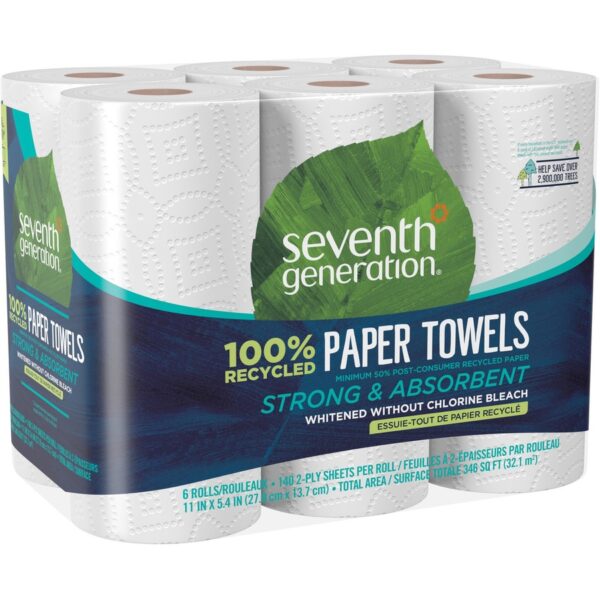 Seventh Generation 100% Recycled Paper Towels - Image 3