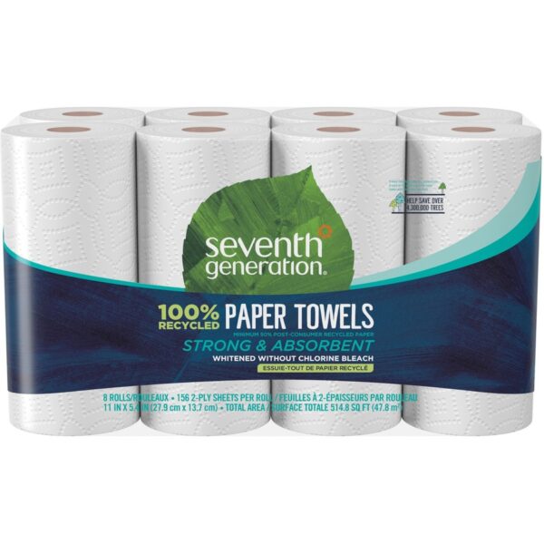 Seventh Generation 100% Recycled Paper Towels - Image 3