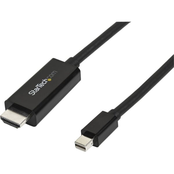 StarTech.com Mini DisplayPort to HDMI Adapter Cable - 3 m (10 ft.) - 4K 30Hz