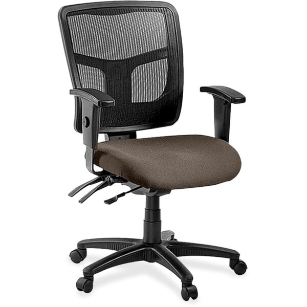 Lorell ErgoMesh Series Managerial Mesh Mid-Back Chair