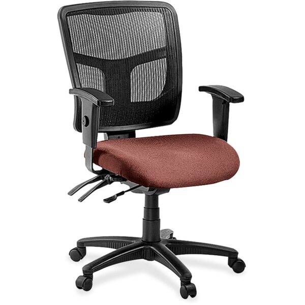 Lorell ErgoMesh Series Managerial Mesh Mid-Back Chair