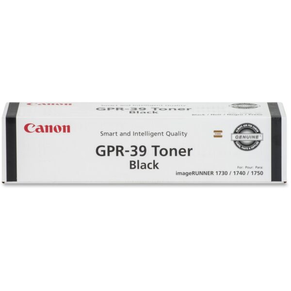 Canon GPR-39 Original Laser Toner Cartridge - Black - 1 Each