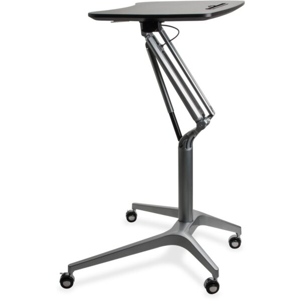 Lorell Gas Lift Height-Adjustable Mobile Desk - Image 2