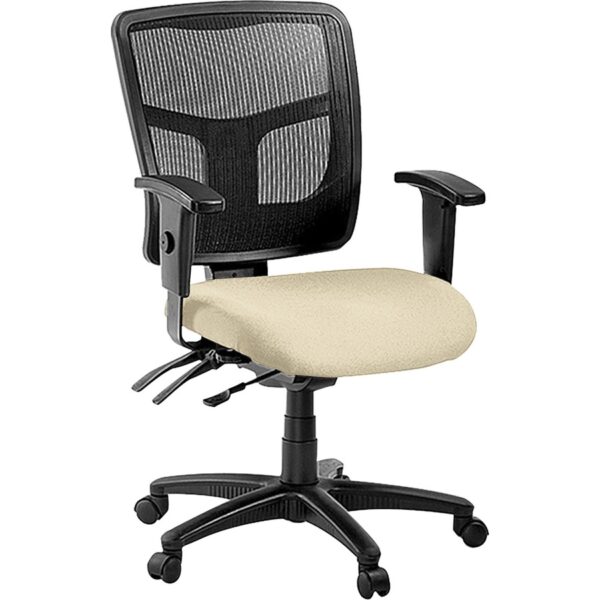 Lorell ErgoMesh Series Managerial Mesh Mid-Back Chair