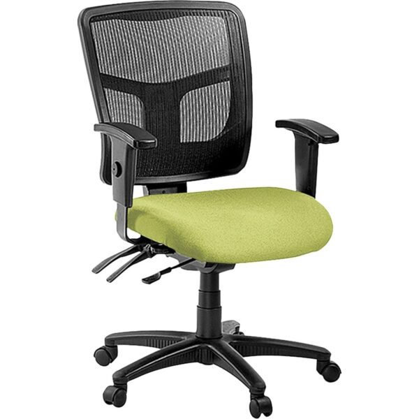 Lorell ErgoMesh Series Managerial Mesh Mid-Back Chair