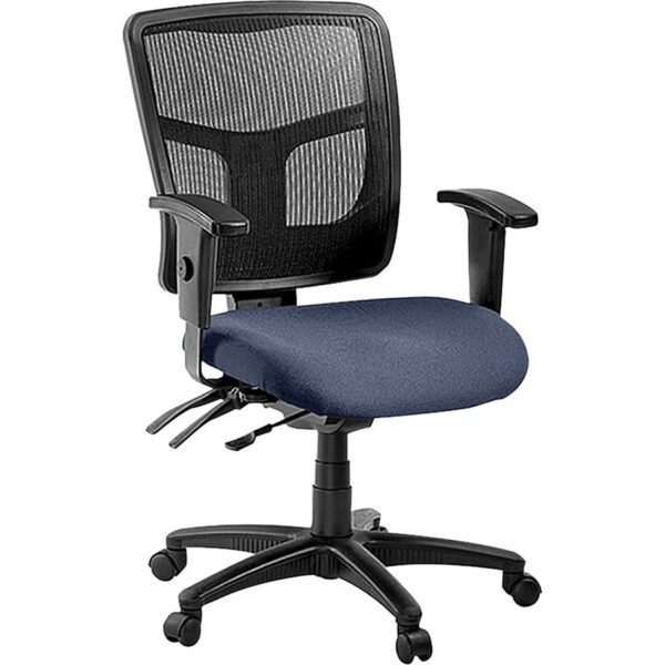 Lorell ErgoMesh Series Managerial Mesh Mid-Back Chair