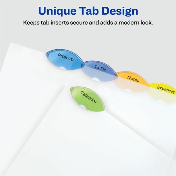 Avery Insertble Style Edge Plastic Pocket Dividers - Image 3