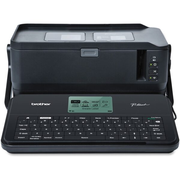 Brother P-touch PTD800W Desktop Thermal Transfer Printer - Label Print - USB - Wireless LAN