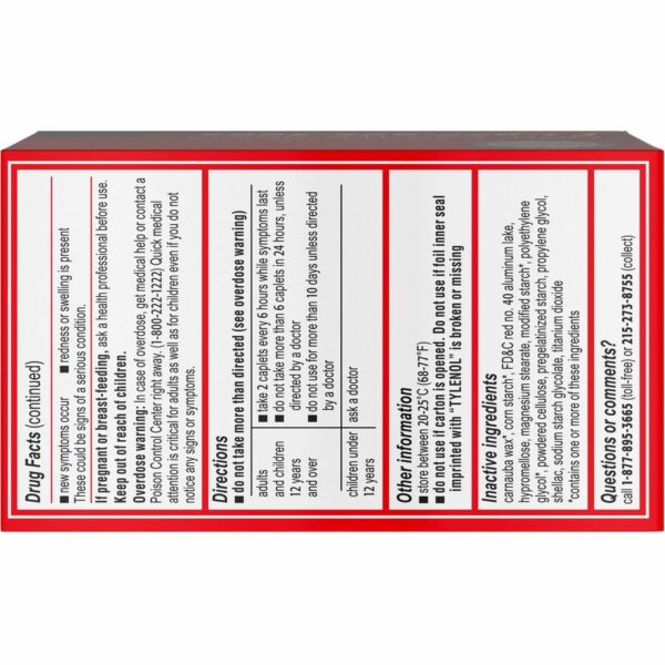 Tylenol Extra Strength Caplets - Image 5