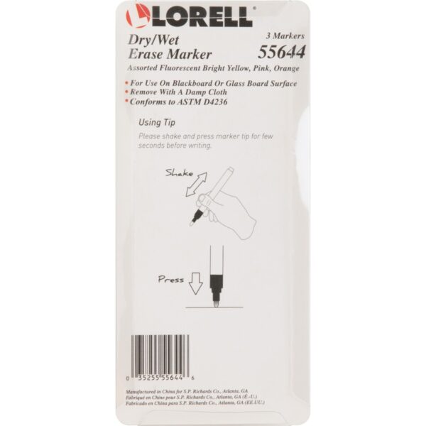 Lorell Dry/Wet-Erase Markers - Image 3