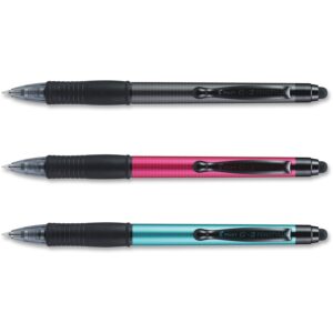 A group of three pens with different colors.