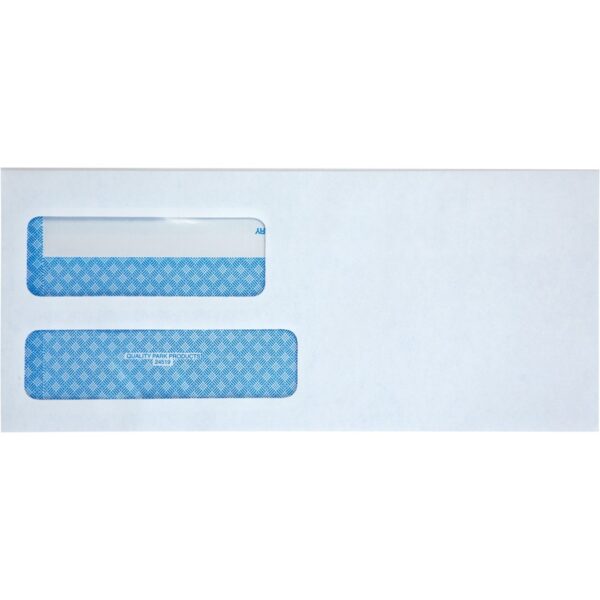 Quality Park No. 9 Double Window Security Tint Envelopes with Self-Seal Closure - Image 3