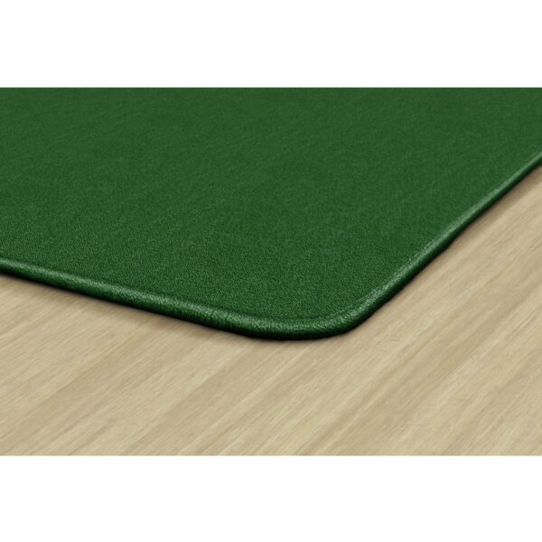 Flagship Carpets Classic Solid Color 6' Square Rug - Image 3