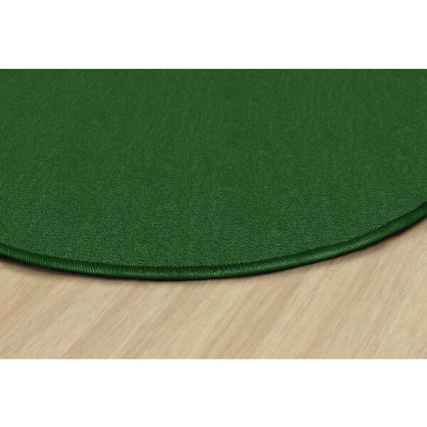 Flagship Carpets Classic Solid Color 6' Round Rug - Image 2