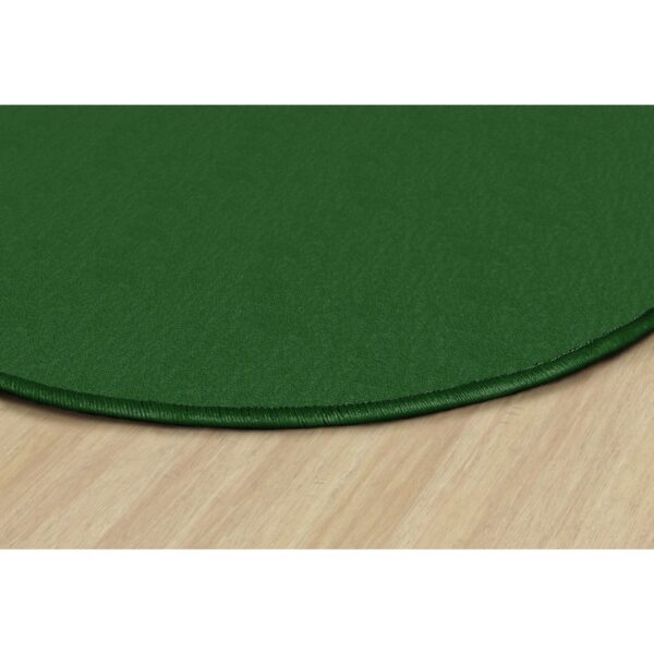 Flagship Carpets Classic Solid Color 12' Oval Rug - Image 2