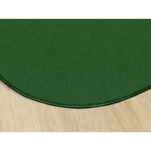 Flagship Carpets Classic Solid Color 12' Oval Rug - Image 3