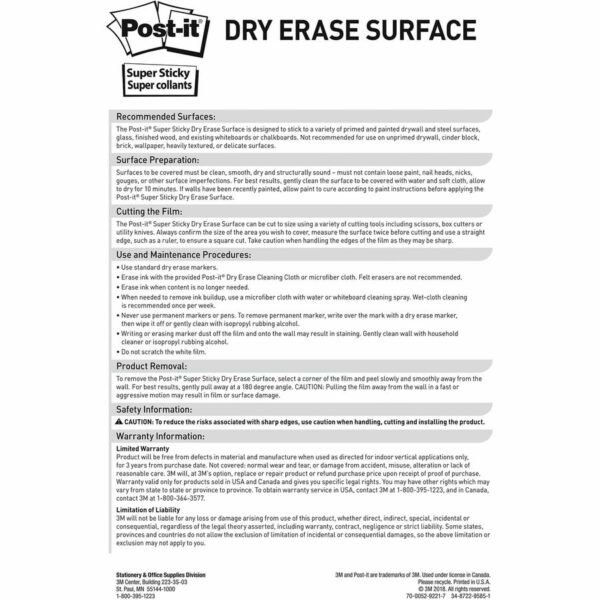 Post-it® Super Sticky Dry-Erase Surface - Image 5