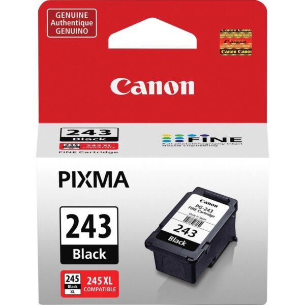 Canon PG-243 Original Inkjet Ink Cartridge - Pigment Black - 1 Each