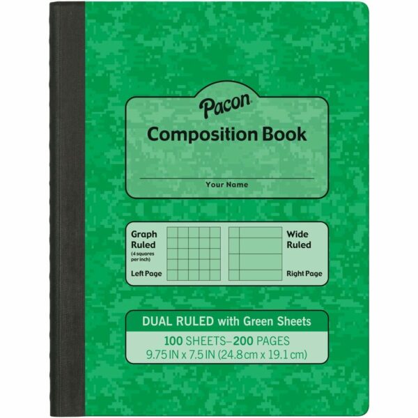 Pacon Dual Ruled Composition Book