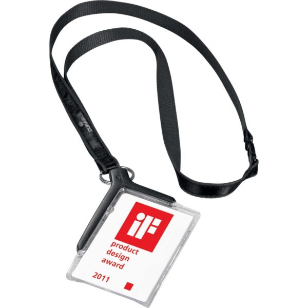 DURABLE Card Holder Deluxe with Lanyard