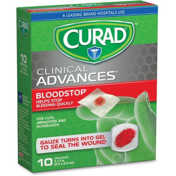 Curad Blood Stop Gauze Packets