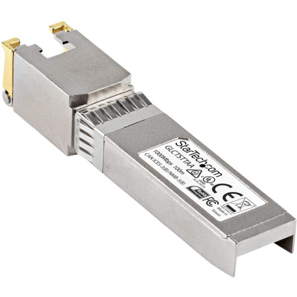 StarTech.com Cisco GLC-T Compatible SFP Transceiver Module - 1000BASE-T - Image 2