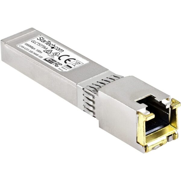 StarTech.com Cisco GLC-T Compatible SFP Transceiver Module - 1000BASE-T - Image 3