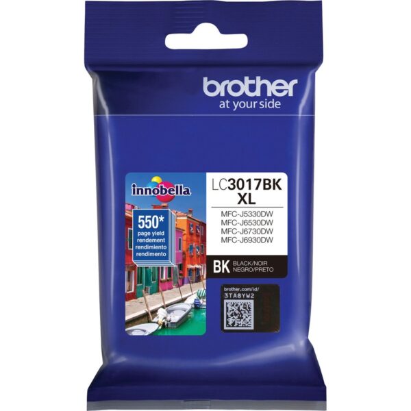 Brother Innobella LC3017BK Original High Yield Inkjet Ink Cartridge - Black - 1 Each