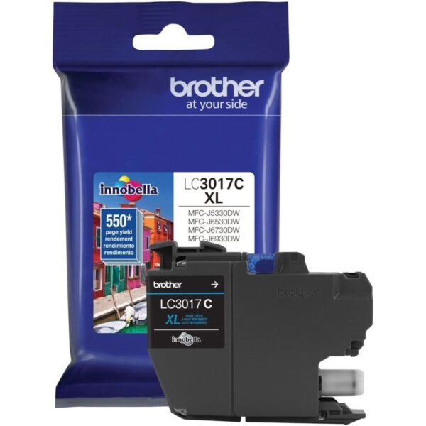 Brother Innobella LC3017C Original High Yield Inkjet Ink Cartridge - Cyan - 1 Each