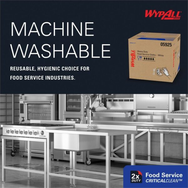 Wypall CriticalClean Heavy Duty Foodservice Cloths - Image 3