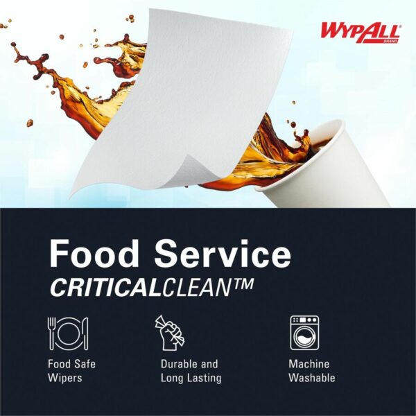 Wypall CriticalClean Heavy Duty Foodservice Cloths - Image 4