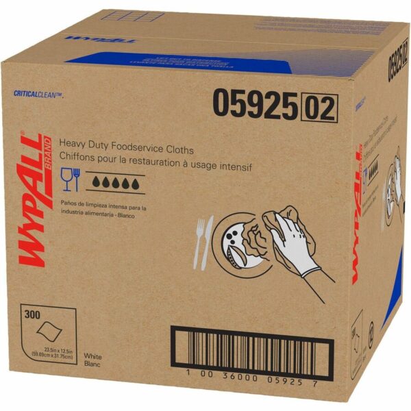 Wypall CriticalClean Heavy Duty Foodservice Cloths