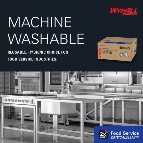 Wypall Critical Clean Foodservice Cloths - Image 4