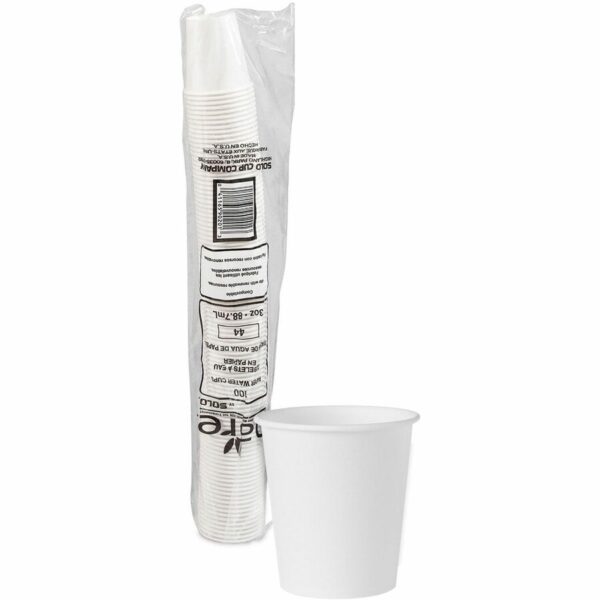 Solo 3 oz Treated Paper Water Cups