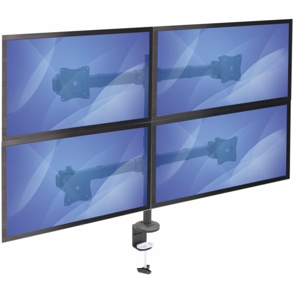 StarTech.com Mounting Arm for Monitor, LCD Display, LED Display - Black - Image 2