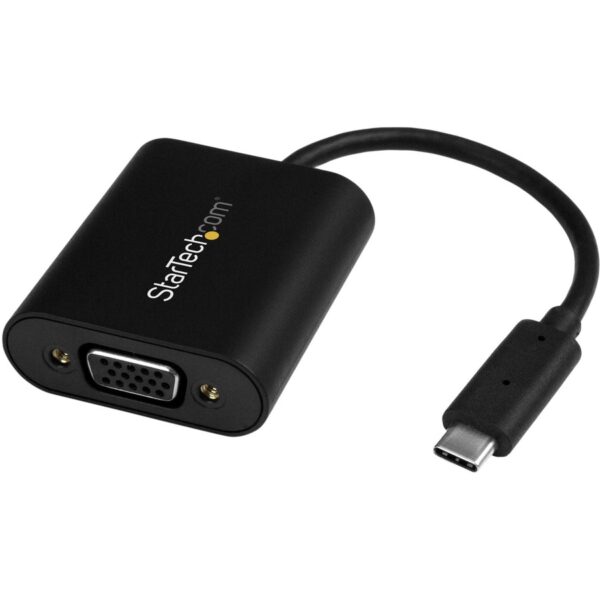 StarTech.com USB-C to VGA Adapter - with Presentation Mode Switch - 1920x1200