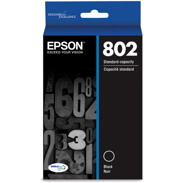 Epson DURABrite Ultra 802 Original Inkjet Ink Cartridge - Black - 1 Each - Image 2