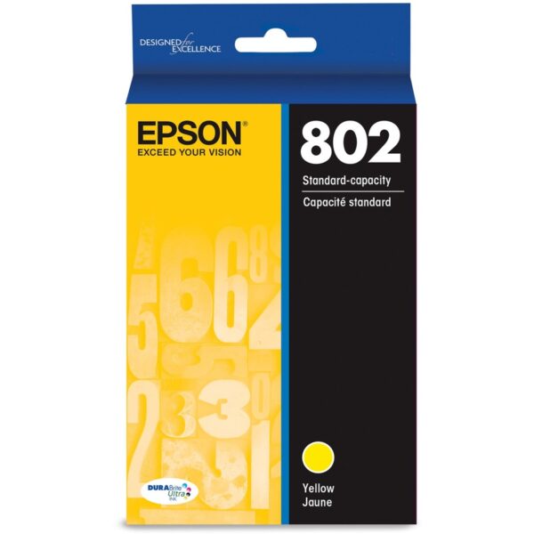 Epson DURABrite Ultra 802 Original Inkjet Ink Cartridge - Yellow - 1 Each - Image 2