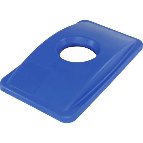 Genuine Joe 23-Gallon Recycling Bin Cutout Lid - Image 3