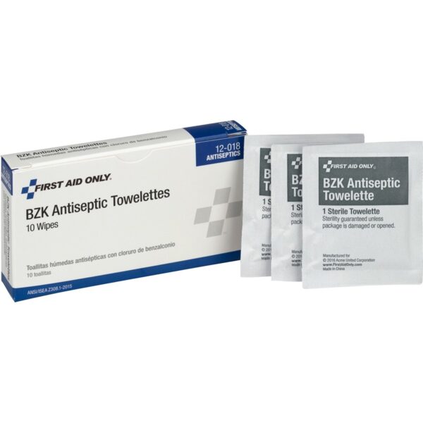 First Aid Only BZK Antiseptic Towelettes