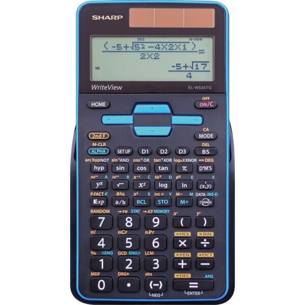 Sharp Calculators EL-W535TGBBL Scientific Calculator - Image 3