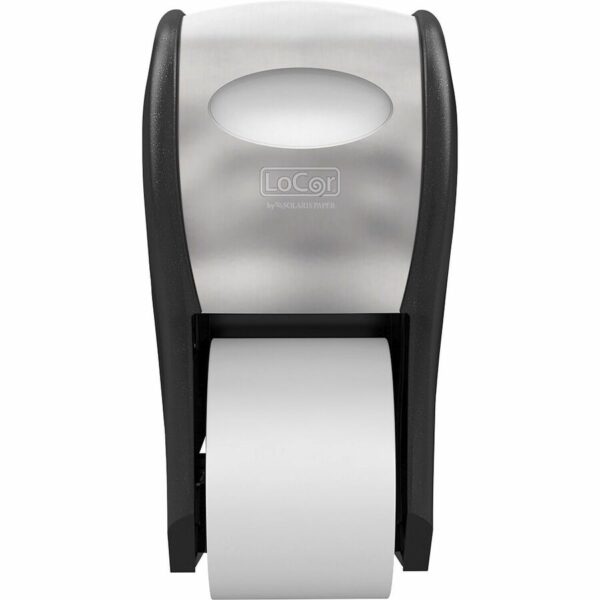 LoCor Top-Down Wall-Mount Bath Tissue Dispenser, Stainless