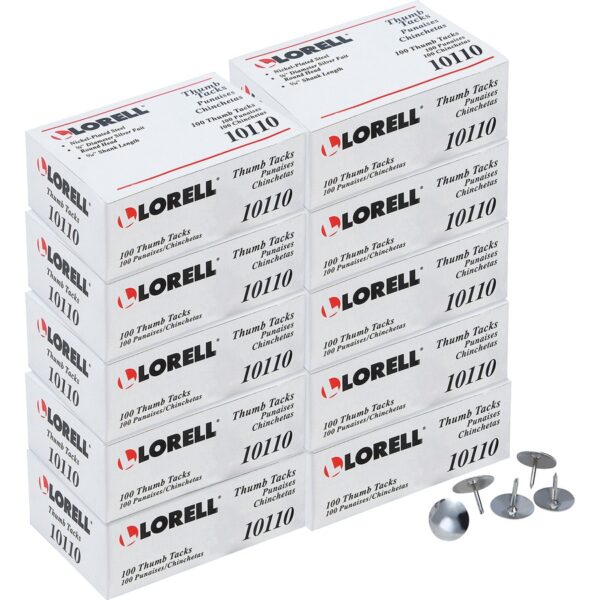 Lorell 5/16" Long Thumb Tacks