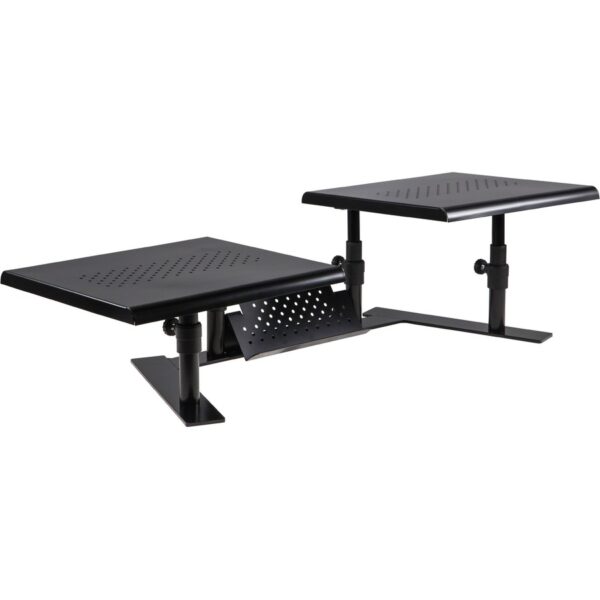 Allsop Metal Art ErgoTwin Height Adjustable Dual Monitor Stand - Image 2